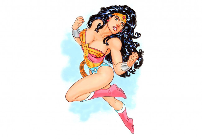 Обои картинки фото рисованное, комиксы, униформа, фон, девушка