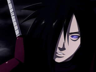 Картинка аниме naruto взгляд мадара учиха