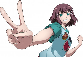 Картинка аниме unknown +другое фон взгляд девушка