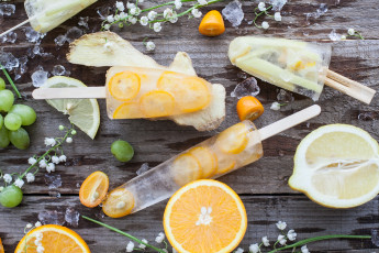 Картинка еда мороженое +десерты виноград цитрусы вкусно