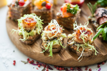 Картинка еда бутерброды +гамбургеры +канапе вкусно канапе закуска