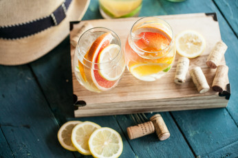 Картинка еда напитки напиток мята лимон апельсин