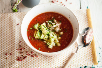 Картинка еда первые+блюда цукини суп зелень первое блюдо