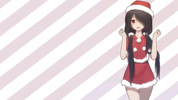 Картинка аниме date+a+live девушка взгляд фон