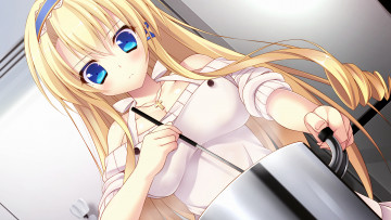 Картинка аниме unknown +другое девушка взгляд фон