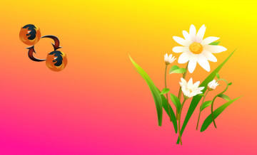 обоя компьютеры, mozilla firefox, фон, логотип