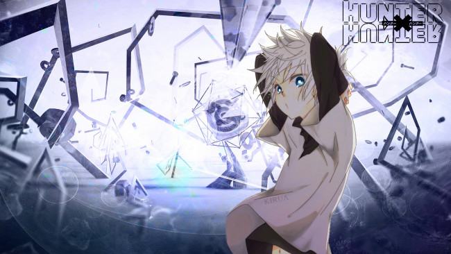 Обои картинки фото аниме, hunter x hunter, киллуа