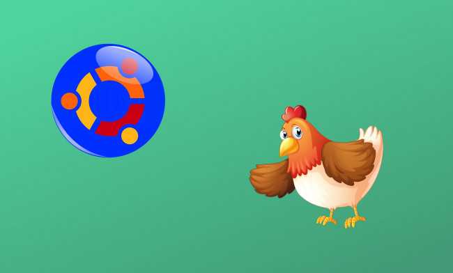 Обои картинки фото компьютеры, ubuntu linux, логотип, фон