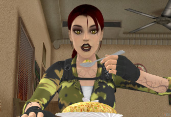 Картинка 3д+графика армия+ military взгляд девушка фон