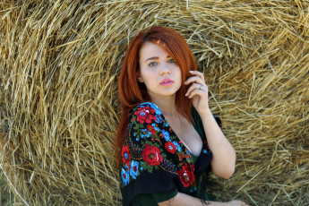 Картинка девушка девушки -unsort+ рыжеволосые+и+другие модель
