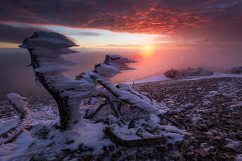 Картинка природа восходы закаты простор