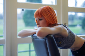 Картинка девушка девушки -unsort+ рыжеволосые+и+другие модель