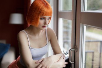 Картинка девушка девушки -unsort+ рыжеволосые+и+другие модель