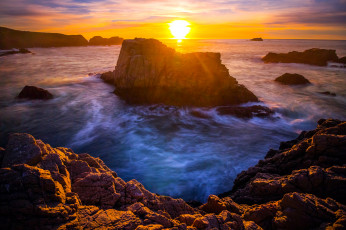 Картинка природа восходы закаты простор