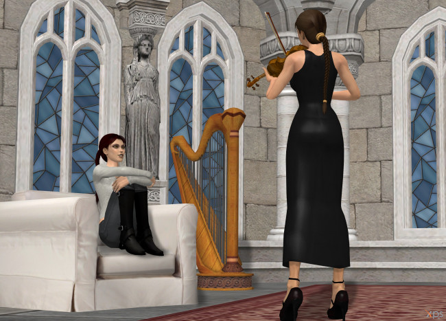 Обои картинки фото 3д графика, люди , people, фон, взгляд, девушки