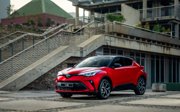 Картинка 2020+toyota+c-hr+ za автомобили toyota c-hr 4k 2020 года za-spec кроссоверы японские тойота красный