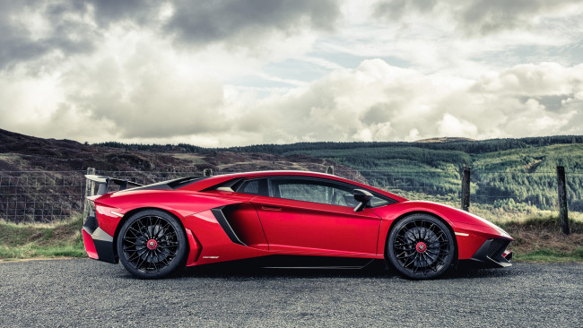 Обои картинки фото автомобили, lamborghini, aventador, sv