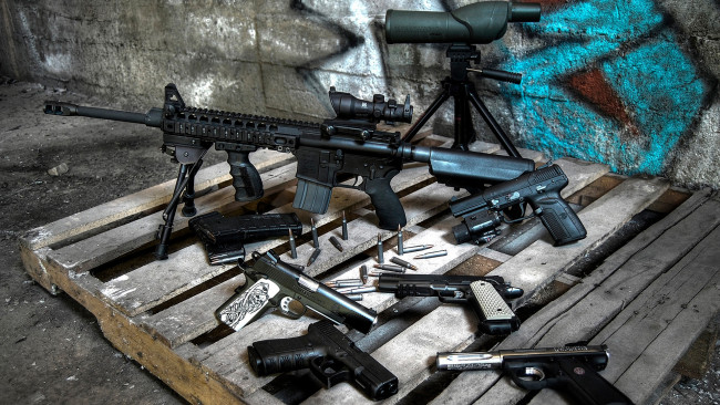 Обои картинки фото оружие, снайперская винтовка, пистолет, винтовка