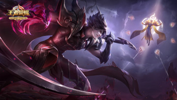 Картинка видео+игры honor+of+kings парень магия оружие бой