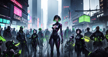 Картинка аниме город +улицы +интерьер +здания нейросети графика нейроарт ai art нейронные сети рисунки нейро искусство