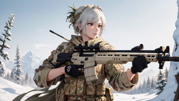 Картинка аниме оружие +техника +технологии нейросети графика нейроарт ai art нейронные сети рисунки нейро искусство