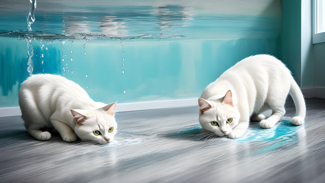 Обои картинки фото 3д графика, животные , animals, нейросети, графика, нейроарт, ai, art, нейронные, сети, рисунки, нейро, искусство