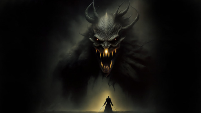 Обои картинки фото фэнтези, демоны, нейросети, графика, нейроарт, ai, art, нейронные, сети, рисунки, нейро, искусство, ужас