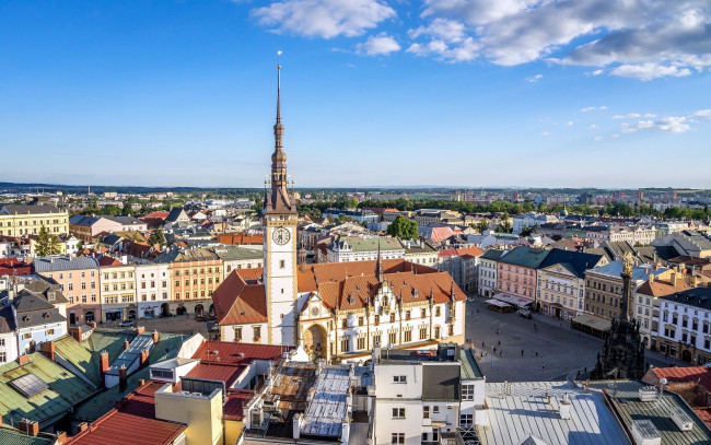 Обои картинки фото olomouc, moravia, czechia, города, - панорамы