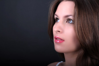 Картинка девушки -+лица +портреты шатенка лицо