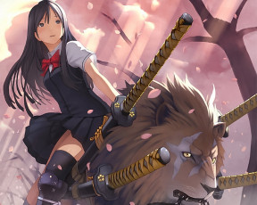 Картинка аниме weapon blood technology