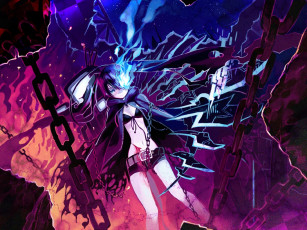 Картинка аниме black rock shooter