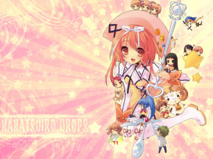 обоя аниме, nanatsuiro, drops