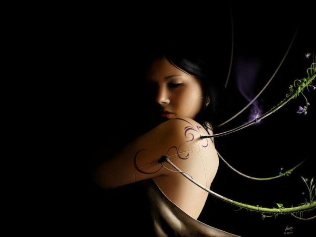 Обои картинки фото фэнтези, девушки