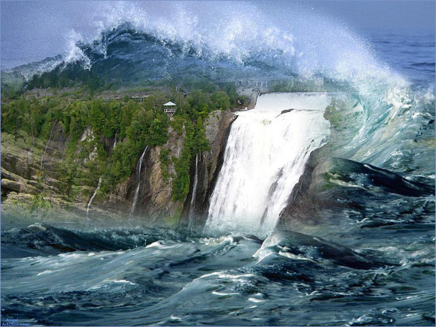 Обои картинки фото рисованные, природа