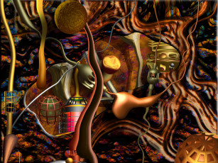 Картинка 3д графика abstract абстракции абстракция