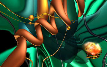 Картинка 3д графика abstract абстракции абстракция