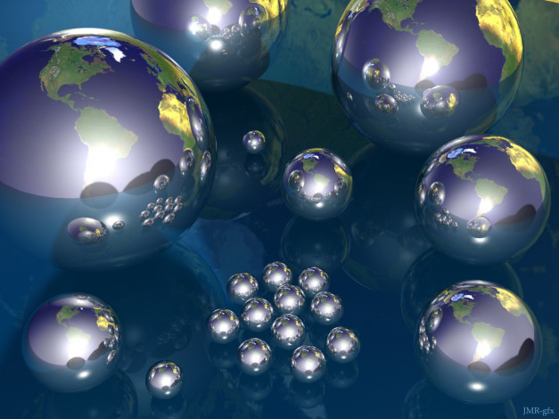 Обои картинки фото 3д, графика, другое, шары