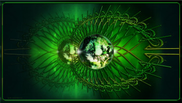 Картинка 3д графика fractal фракталы фрактал