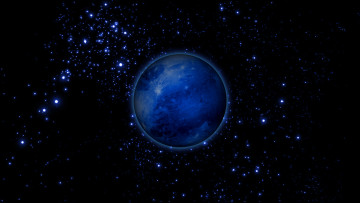 Картинка distant planet космос арт планета