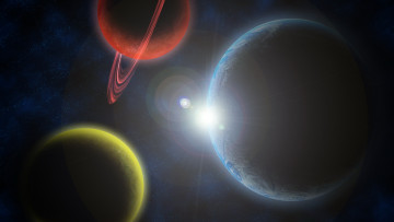 Картинка космос арт планеты