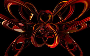 Картинка 3д графика fractal фракталы узор