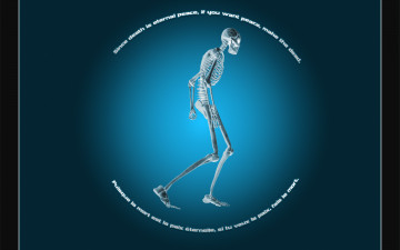 Картинка 3д графика horror ужас скилет