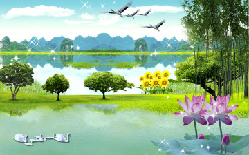 Картинка разное компьютерный дизайн тишина