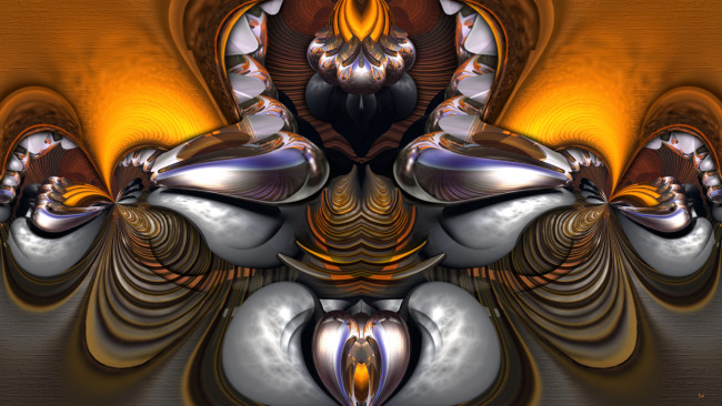 Обои картинки фото 3д, графика, fractal, фракталы, цветок, фантастический