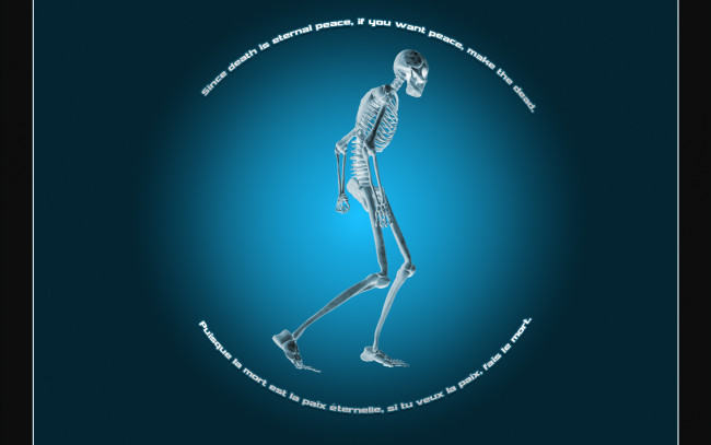 Обои картинки фото 3д, графика, horror, ужас, скилет