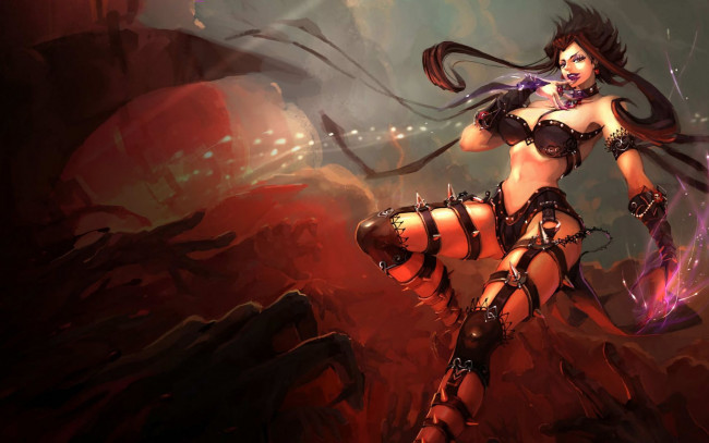 Обои картинки фото league, of, legends, видео, игры, eve