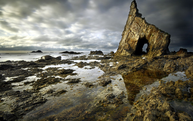 Обои картинки фото природа, побережье, пейзаж, скалы, море