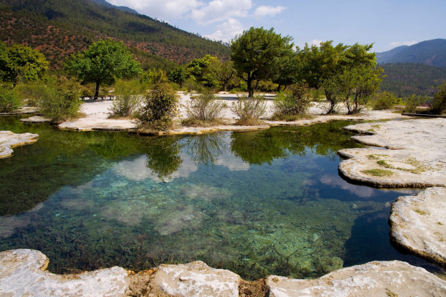 Обои картинки фото природа, реки, озера, лес, горы