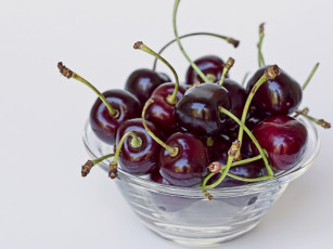 Картинка еда вишня черешня ягоды