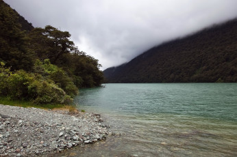 Картинка lake fergus new zealand природа реки озера горы озеро